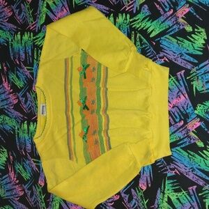 VTG Montgomery Ward Duck Print Crewneck Sweatshirt